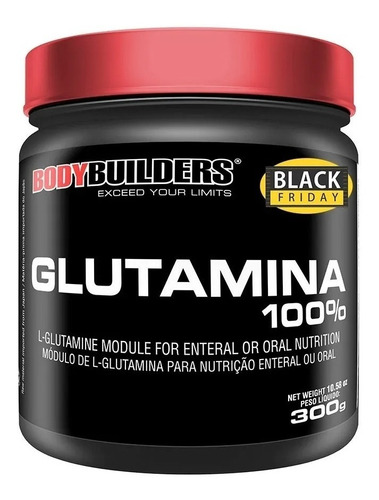 Glutamina 100% 300g Bodybuilders - Glutamina Pura