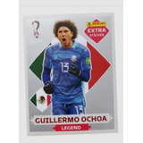 Figurinha Guillermo Ochoa Legend Prata Extra Sticker...