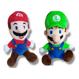 Kit Pelúcia Mario E Luigi 2 Dupla Nintendo Melhor Presente