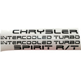 Stickers Calcomanía Chrysler Spirit Rt Intercooled Negro