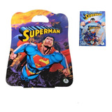 Pasta Superman Maleta C/ Cd Livros Pedagógico Herói Presente