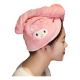 Gorro Toalla Microfibra Cabeza Hello Kitty Y Sus Amigos