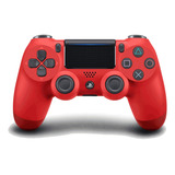 Controle Ps4 Dualshock 4 Original Sony Vermelho Magma Red