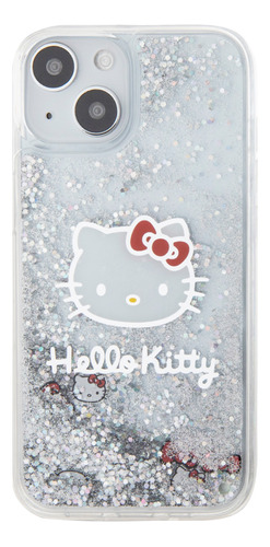 Protector Hello Kitty Liquid Glitter Para iPhone