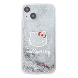 Protector Hello Kitty Liquid Glitter Para iPhone