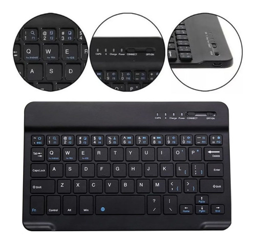 Mini Teclado Inalámbrico Bluetooth 3.0 Dn-h028 Delgado 