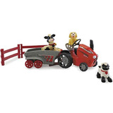 Lanard Granja Tractor Con Carrito Y Mascotas