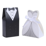 50pz Dulceros Para Boda, Cajitas Cajas  Novios, Dulces