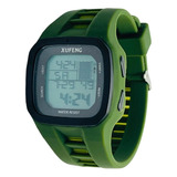 Relógio Esportivo Digital Verde Escurdo Corredor Surf
