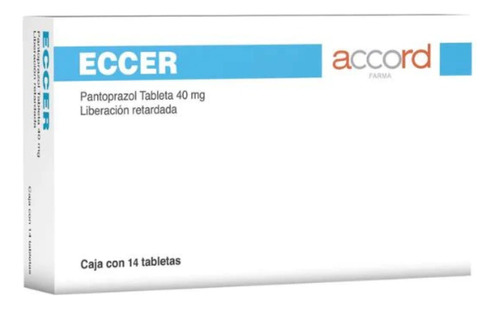 Pantoprazol 40 Mg Eccer Liberación Retardada 14 Tabletas 