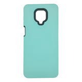 Funda Estuche Rígido Antigolpes Para Redmi Note 9s Aguamarin