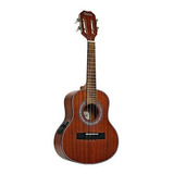 Cavaquinho Terra Elétrico Mahogany Tcv02 C/afinador E Capa