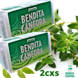 Kit C/2 Bendita Cânfora 8 Tabletes Multiuso Fragrância Menta