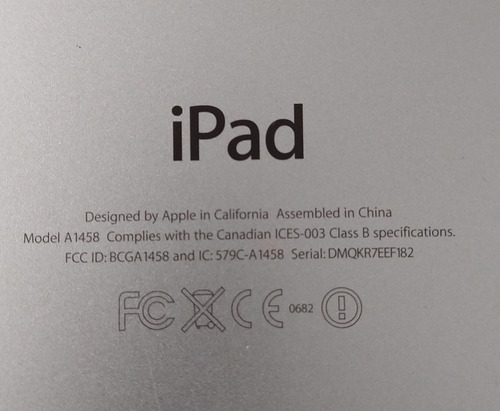 iPad 4 A1458