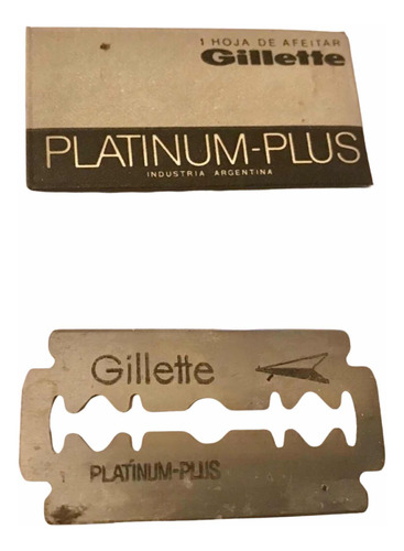 Hojas De Afeitar Gillette Platinum Plus Sin Abrir Caja X5 U