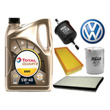 Kit Filtros Volkswagen Caddy 1.6 + Aceite Total 9000 5w40 4l