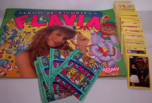 Album De Figuritas Flavia Completo A Pegar Año 1991cromy