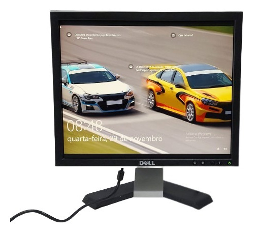 Monitor Dell Lcd 1708pft 17 Polegadas Vga Dvi Hub 4 Usb