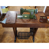 Maquina De Coser Antigua Italiana Everest Mueble Completo