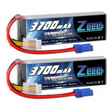 2 Baterias Lipo Zeee 14.8v 4s 60c 3700mah Soft Case Con Ec5 