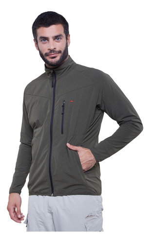 Campera Rompeviento Hombre Montagne Charm Elastizada Imperm.