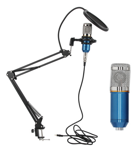 Kit De Micrófono De Condensador Bm800 Con Brazo Flexible Usb