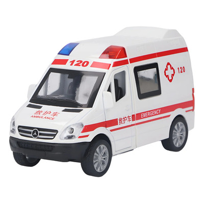 Ambulancia Mediana De Cinco Puertas, Coche De Transporte Ple