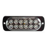 Baliza Led Ambar 12w 2 Lineas 6 Led 12v 24v P/ Ford Raptor