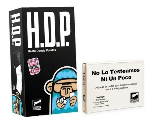 Combo Juego Hdp + No Lo Testeamos Ni Un Poco Bureau   