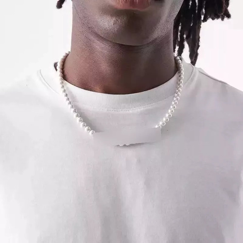 Collar De Perlas Aesthetic Minimalista Para Hombre Y Mujer