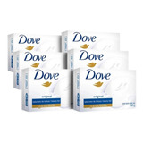 Kit Sabonete Dove 6 Unidades Hidratação Natural Pele Macia