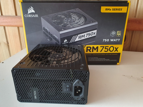 Fonte Atx 750w Rm750x Corsair Rmx Series Modular Seminova