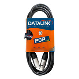 Cabo Microfone Datalink Pop Balanceado Xlr Canon 3 Mts