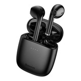 Fone De Ouvido In-ear Sem Fio Baseus W04 Preto