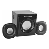 Caixa De Som Com Subwoofer 2.1 Usb 7w Rms - Preto Mymax