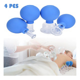 4pcs Massageador Facial Anti-celulite Para Terapia De Sucção