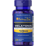 Melatonina 10 Mg, Rápida Liberación Mejora El Descanso 120pz Sabor Sin Sabor