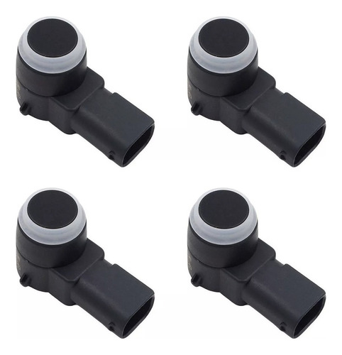 Kit X4 Sensor Estacionamiento Peugeot Citroen C4 307 308 C4 Color Negro