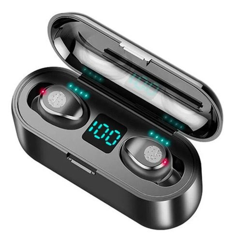 Auriculares F9 Tws 5.0 Inalámbrico Bluetooth Touch Digital