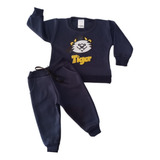 Conjunto De Moletom Infantil Tigre Tigor Varias Cores