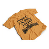 Camiseta Algodón De Videojuego Grand Theft Auto: San Andreas