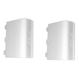 2 Tampas Da Pilhas Para Controle Xbox One  Cor Branco 