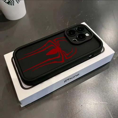 Funda Blanda Cool Spider Man Multistep For iPhone, 2 Unidad