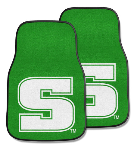 Fanmats  Slippery Rock The Rock Front - Juego De 2 Alfombri.