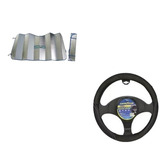 Combo Parasol Parabrisas Metalizado + Cubre Volante Goodyear