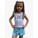 Conjunto De Blusinha E Short Infantil Promoçao Barato