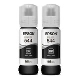 Botellas Tinta Epson T544 X2 Negra L3210 L3250 L5290