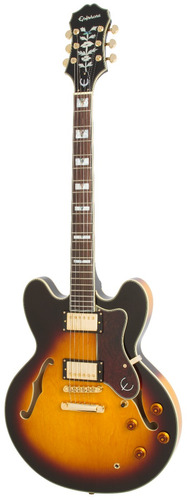 Guitarra Eléctrica EpiPhone Sheraton-ii Pro Vintage Sunburst