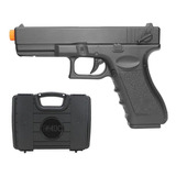 Pistola De Airsoft Glock G18c Aeg + Case Nautika!.