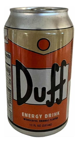 Lata Colección Cerveza Duff - Bebida Energizante